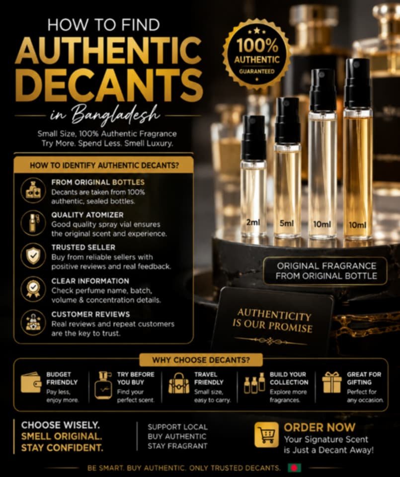 How to Find Authentic Decants in Bangladesh